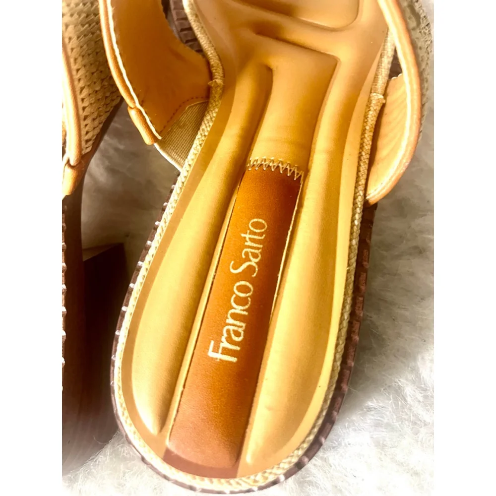 Franco Sarto Sia Slide Sandals Women Size 9.5M